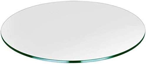 24 Inches Round Glass Table Top, 1/4" Thick Coffee Table