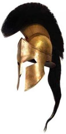 300 King Leonidas Helmet Medieval Helmet Gold