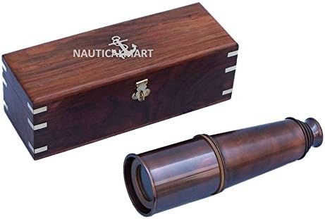 27" Telescope with Solid Rosewood Box by NAUTICALMART