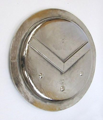 300 Spartan Shield with Steel Construction & Weathered Chrome Plated Finish
