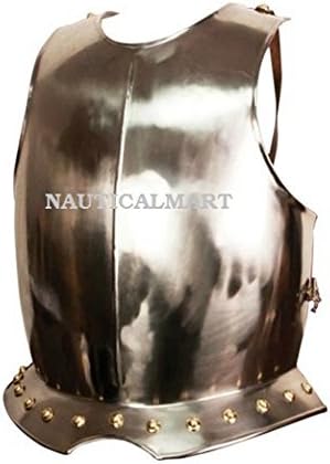18 Gauge Spanish Breastplate Medieval Armor Metallic One Size