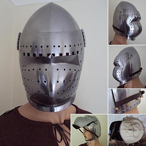 14th / 15th Century Bascinet Helmet with Visor