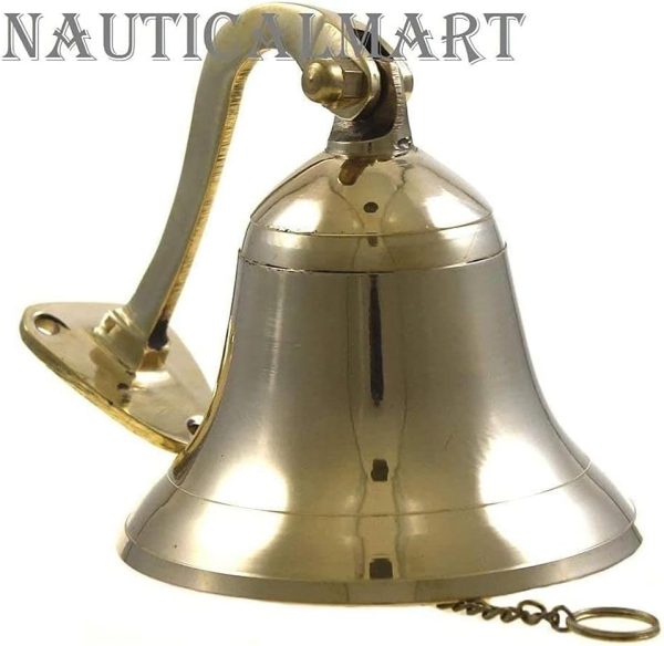 4" Polished Brass Call Bell~Nautical Decor