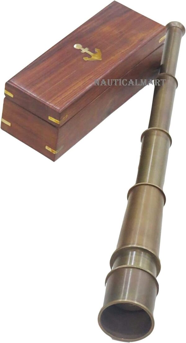 18" Solid Brass Spyglass Telescope Handmade Collectibles Victorian by Nauticalmart