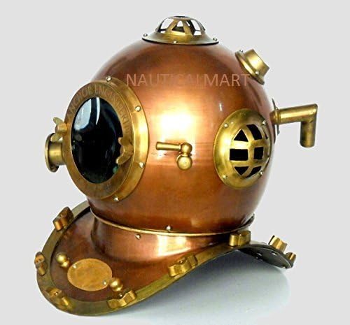 1921 Diving Divers DEEP SEA Scuba Copper and Brass Finish Helmet