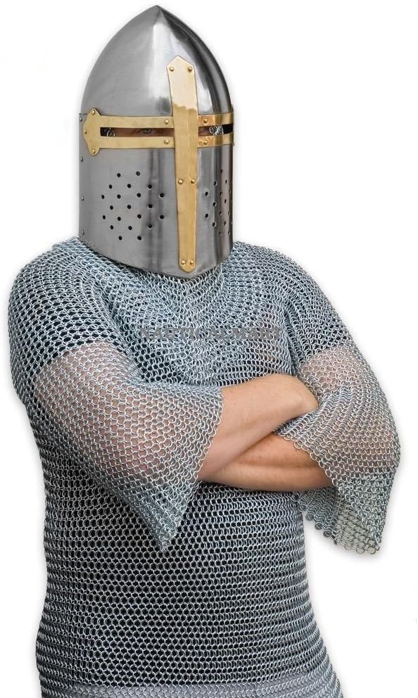 18 Gauge Chain Mail Shirt for Medieval Knight