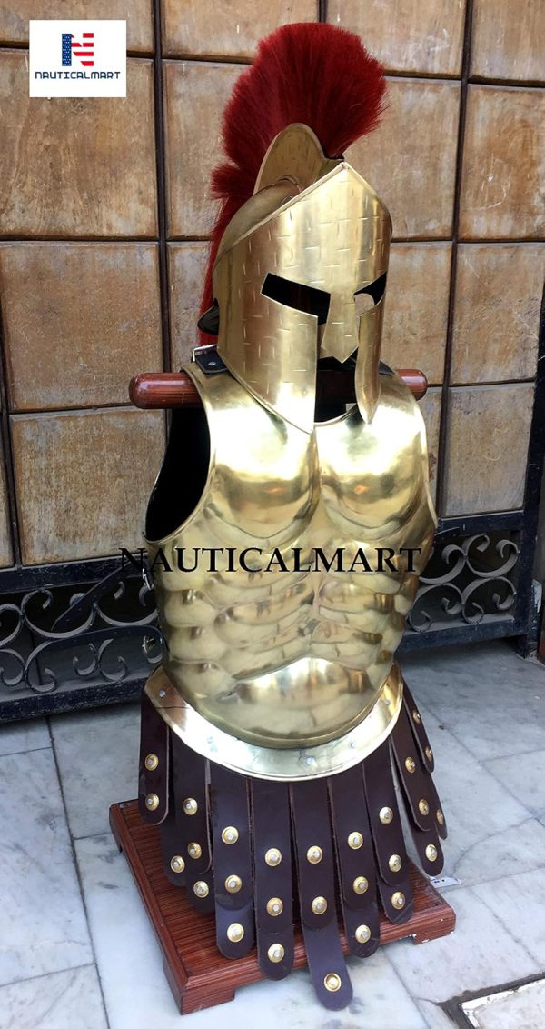 300 Spartan Movie Helmet Muscle Armor Cuirass Complete Armor Set