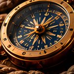 Vintage Nautical Compass